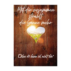 Postkarten mit Spruch für Verliebte Herzpostkarte Liebesbrief Karte Liebe