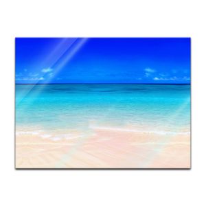 Glasbild - Sandstrand, Größe:80 x 60 cm