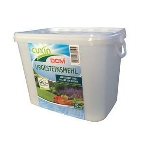 Cuxin Urgesteinsmehl 10 kg Eimer Bodenhilfsstoff Garten Gemüse und Ziergärten