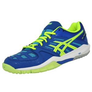 Asics GEL FASTBALL Grun Blau Herren Sport Schuhe Neu