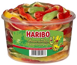 Haribo Anaconda giant snakes fruit gum marshmallow 1200g