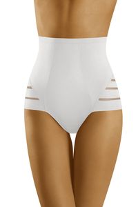 Wolbar Damen Slip Hoher Bund Shapewear WB428, Farbe:Weiß, Größe:L