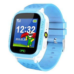 Smartwatch Kinder Smart Watch Armbanduhr mit Tracker für Kinder Mädchen Jungen Ab 3 Jahre Touchscreen Sport Fitness Armband Geschenk Call Android iOS Blau Retoo