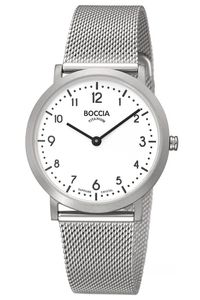 Boccia 3335-03 Damenuhr mit Mesh-Armband