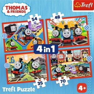 Trefl Puzzle Thomas the Tank Engine 4w1 (35,48,54,70 elementów)