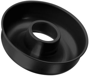 Zenker Frankfurter Kranz Ø 28 cm BLACK METALLIC, runde Kuchenform mit Antihaftbeschichtung, Backform für leckere Kuchen & Torten (Farbe: Schwarz), Menge: 1 Stück