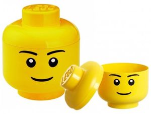 LEGO Iconic Opbergbox Hoofd Boy Groot