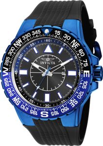Invicta Aviator 19269 - Pánské Náramkové Hondiky - Quartzové - Nerezová ocel s černým ciferníkem - 52mm