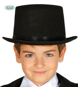 schwarzer Zylinder Hut für Kinder