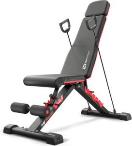 Hop-sport Tréningová lavica | Skladacia posilňovacia lavica do 250kg | Nastaviteľná lavica