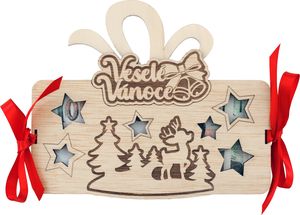 Tabulka na peníze - Veselé Vánoce