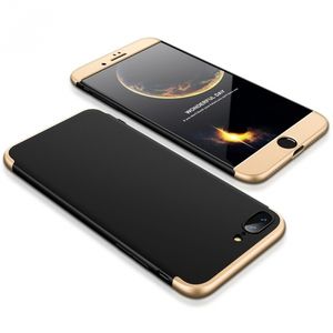 Hülle für iPhone 8 PLUS 360 Grad Schutz mit Displayglas Schutzglas Bumper Cover iPhone 8 PLUS Farbe: Schwarz, Gold