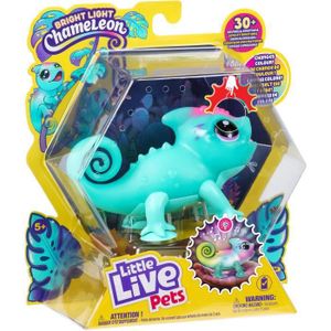 Little Live Pets Chamaleon Sunny, leuchtendes, interaktives Chamaleon mit Farbwechselfunktionen, uber 30Gerausche