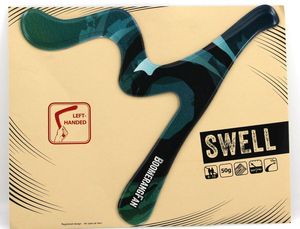 Boomerang SWELL 50 gr - Dreiflügler Bumerang für Linkshänder