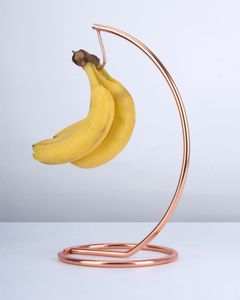 Bananen-Baum-Aufhänger aus Edelstahl Bananenhalter Flachdraht Bananenhalter Baumständer Schwarz