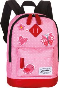 rucksack Junior 6 Liter rosa/rot