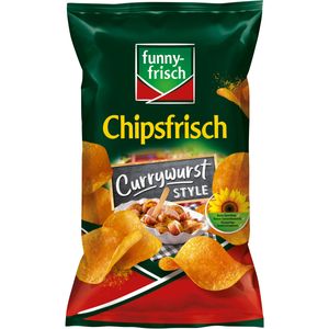 funny frisch Chipsfrisch Currywurst Style Kartoffelchips 175g