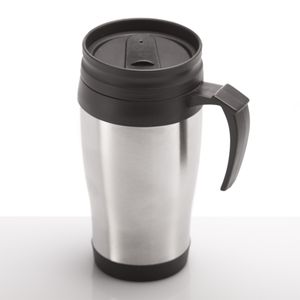 Coffee-2-go Thermobecher aus Edelstahl Trinkbecher Isotasse Kaffeebecher 400ml