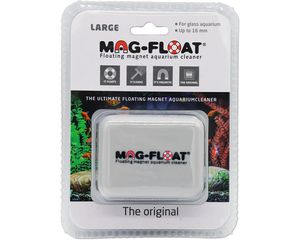 Scheibenreiniger Mag-Float Algenmagnet Large Aquarium Algenmagnet schwimmend ca. 8,5 x 6,5 x 5,5 cm Glasstärke bis 16 mm