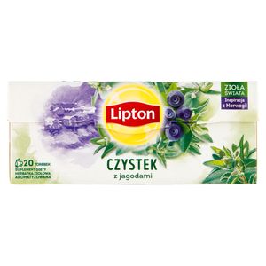 Lipton Suplement diety Herbata ziołowa o smaku kasztanowca 20 G (20 torebek)