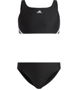 adidas Mädchen 3-Stripes Bikini IB6001 schwarz Grösse 128