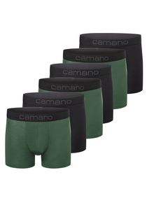 Camano Boxershorts Comfort mit nachhaltigerer Baumwolle (BCI) im praktischen 6er-Pack sycamore green 2XL