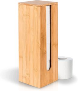WC Papier Aufbewahrung Bambus - Premium Toilettenpapier Aufbewahrung HEIMWERT