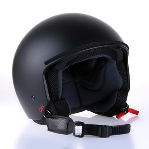 CMX Jet Helmet Joey matt black - Otevřená přilba na skútr "M