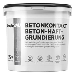 SimpleBau wasserfest Haftgrundierung für Beton gebrauchsfertige, 15kg