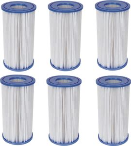 6x Bestway Filterkartusche Gr.3 für Quick Up Pool Filterpatron 58012