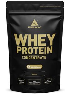 Whey Protein Concentrat - 900g : Vanilla I 30 Portionen I Ultrafiltriertes Molkenprotein Pulver I ohne Zuckerzusatz