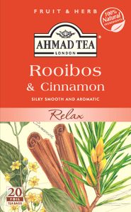 Ahmad Tea Rooibos & Zimt, Früchte Tee 30g, 20 Beutel