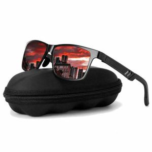Aluminium HD Polarisierte Sonnenbrille Herren Fahren Angeln Spiegelbrillen