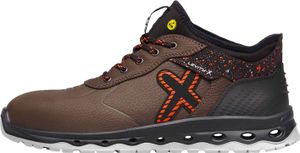 Levity-X S3 *VENUS* HALBSCHUHE Arbeitsschuhe in Übergrößen Braun 34582 große Unischuhe, Größe:45
