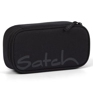 satch Schlamperbox inklusive Geodreieck Etui Kinder  SAT-BSC-001-800 Blackjack