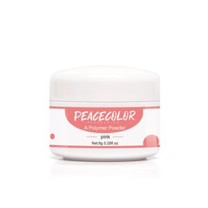 PEACECOLOR 8g 1 Farben Acryl Nagelset Acryl Pulver Acryl Nagel Set für Nageldesign keine UV Lampe #pink