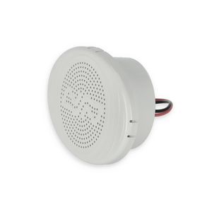Signalhorn 12 Volt, weiß, 100 dB, mit weißer Abdeckung, wasserresistent