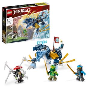 LEGO 71800 NINJAGO Nyas Wasserdrache EVO, Fabelwesen Drachen Action Spielzeug mit Nya & Lloyd Minifiguren, Geschenk für Mädchen und Jungen ab 6 Jahren