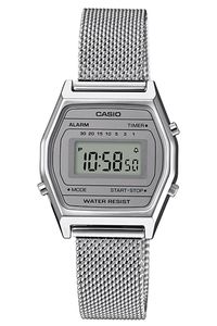 Casio Armbanduhr LA690WEM-7EF Damenuhr digital Milanaise Armband