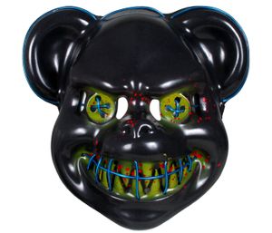 Maske Halloween LED The Purge , Farbe wählen:blau