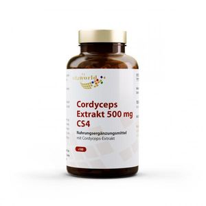 Vita World Cordyceps Extrakt 500 mg | 100 Kapseln | Herstellung aus Raupenpilz | vegan | gluten- und laktosefrei