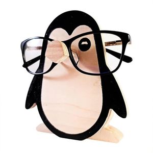 Brillenhalter, kreativer Brillenhalter, handgefertigter Brillenhalter aus Holz, Sonnenbrillenhalter,Pinguin