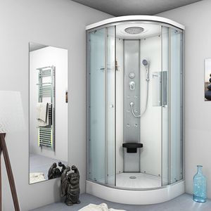 Duschkabine Fertigdusche Dusche Komplettkabine D10-20T0 100x100 cm