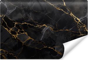 Fototapeta do obývacího pokoje černá MARMUR Gold Abstract Glamour Style 520x318cm