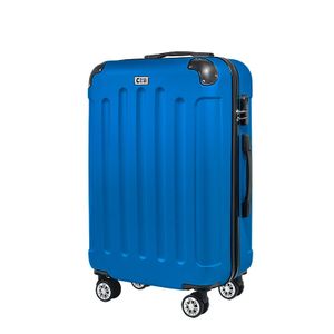 Club_49 Koffer Hartschalen Trolley  Reisekoffer M Blau