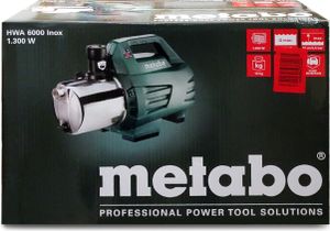Metabo HWA 6000 Inox Hauswasserautomat Wasserpumpe 600980000