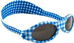 KidzBanz Kindersonnenbrille 100% UV-Schutz 2-5Jahre Check Lightblue Alter2-5Jahre