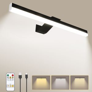 55cm LED Bilderleuchte Kabellose Bilderleuchte mit Fernbedienung,Bilderlampe,mit 3 Beleuchtungsmodi,4000mAh Wiederaufladbare