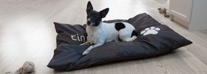 XL Hundekissen Hundebett Schlafplatz Hundematte Tierbett Katzenbett 70x100 cm schwarz