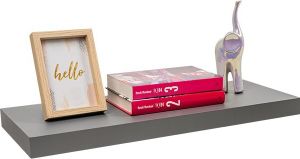 Bücherregal Wand, Wandregal 60x24 cm - Regal Wand, Schweberegal, Hängeregal
